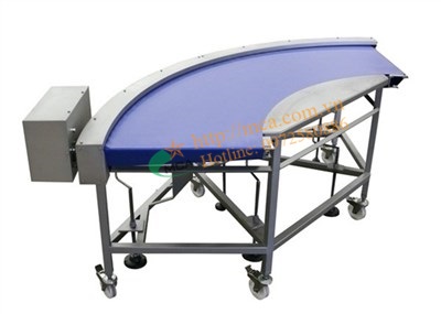 Băng tải cong 90 độ